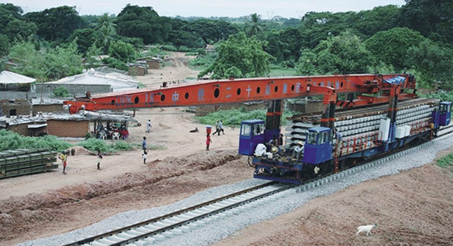 Rail export to Angola
