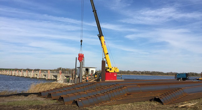 Steel sheet pile exports to the Netherlands